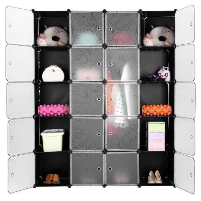 Armoires De Chambre 20 Cabines Etageres Plastique Stockage
