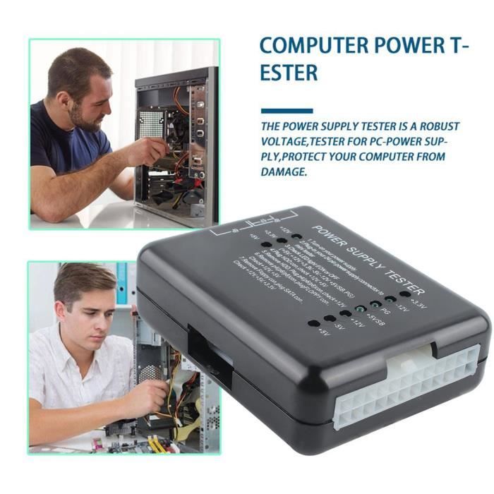 PC testeur d'ordinateur, testeur d'alimentation pour PSU ATX SATA HDD