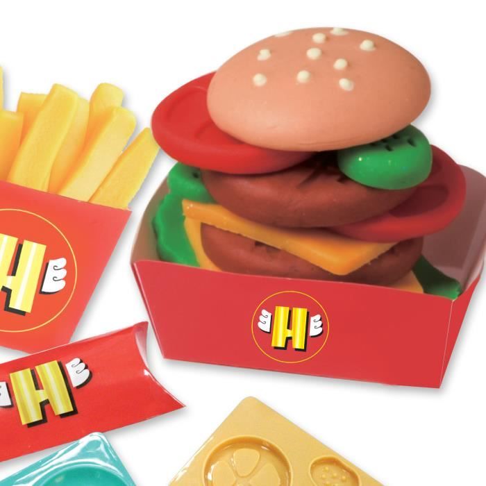 MGM - Pâte à modeler dough mini hamburger - Cdiscount Jeux - Jouets