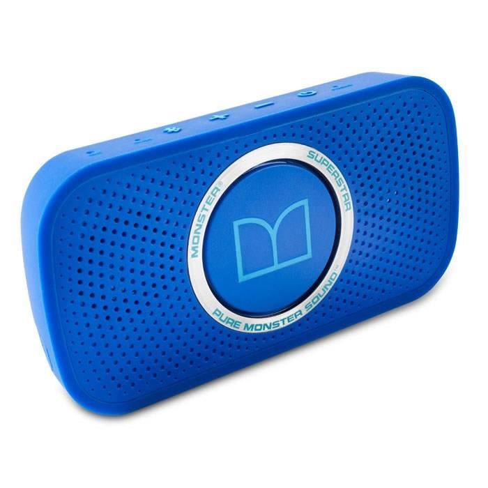 Monster SuperStar Bleu - Enceinte sans fil bluetooth - Cdiscount ... Monster SuperStar Bleu - Enceinte sans fil bluetooth - Cdiscount ...