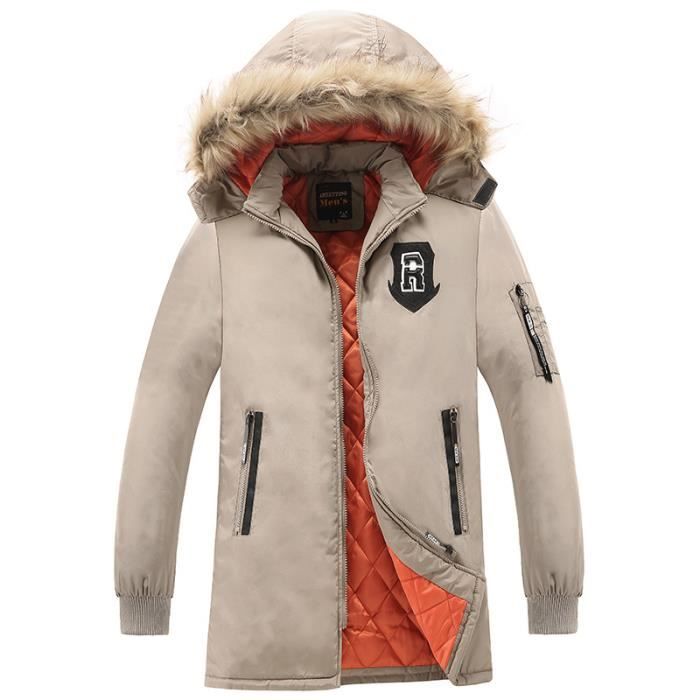 Veste longue homme hiver cheap