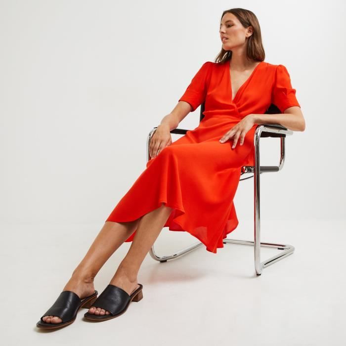 Robe À Manches Courtes Imprimée