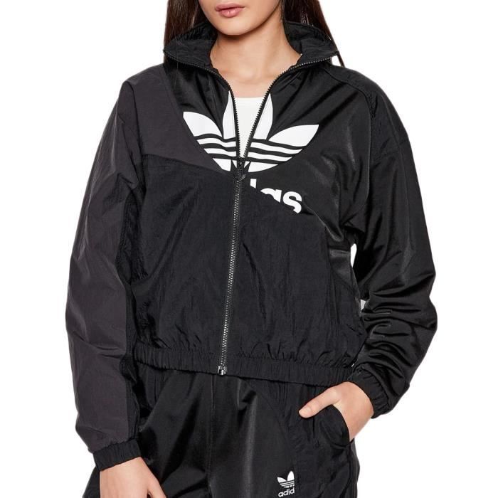 Veste Noir Femme Adidas HC7056