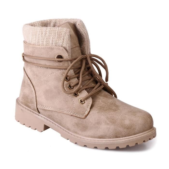 bottines gros oeillets