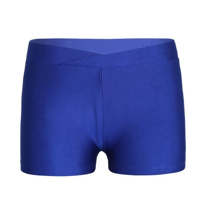 Short de danse à volants et croupe pour enfant en spandex