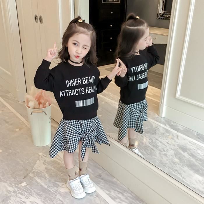 Robe Enfant Enfants Bebe Fille Plaid Princesse Habits De Fete De Tenue Decontractee Noir Noir Cdiscount Pret A Porter Robe Enfant Enfants Bebe Fille Plaid Princesse Habits De Fete De Tenue Decontractee Noir Noir Cdiscount Pret A Porter