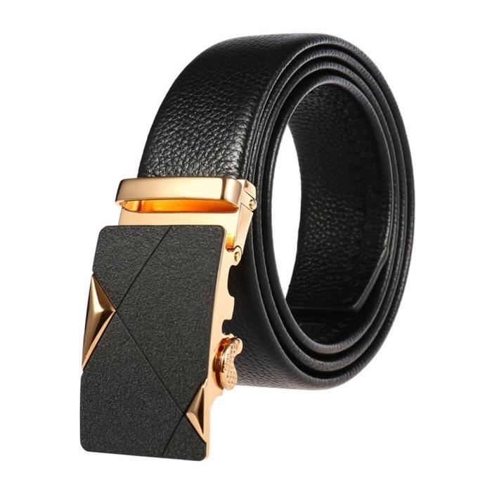 Cuir Véritable Costume pour Homme Ceinture Automatique Boucle 100% XL Large Neuf Cuir Véritable Costume pour Homme Ceinture Automatique Boucle 100% XL Large Neuf