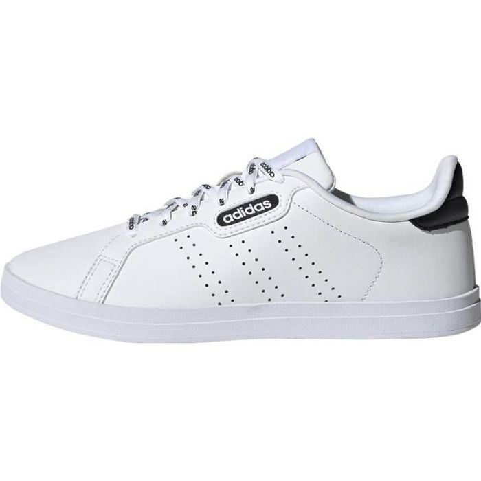 Baskets Adidas Courtpoint Base blanc femme Blanc - Cdiscount Chaussures