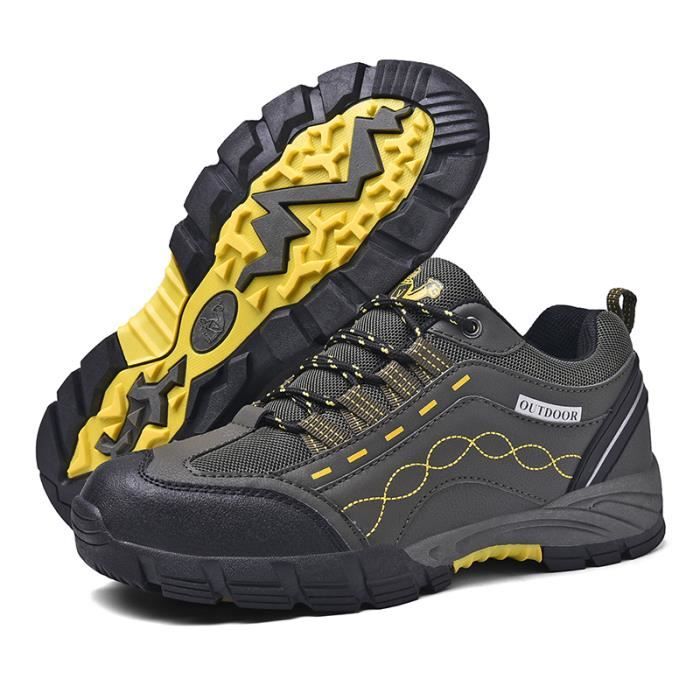 Chaussures De Randonnée Homme CC-Los - Bottines Imperméables, Semelle Antidérapante, Membrane Respirante