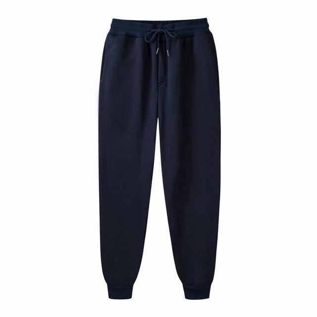 Short de sweat en coton bleu George Boys à rayures blanches