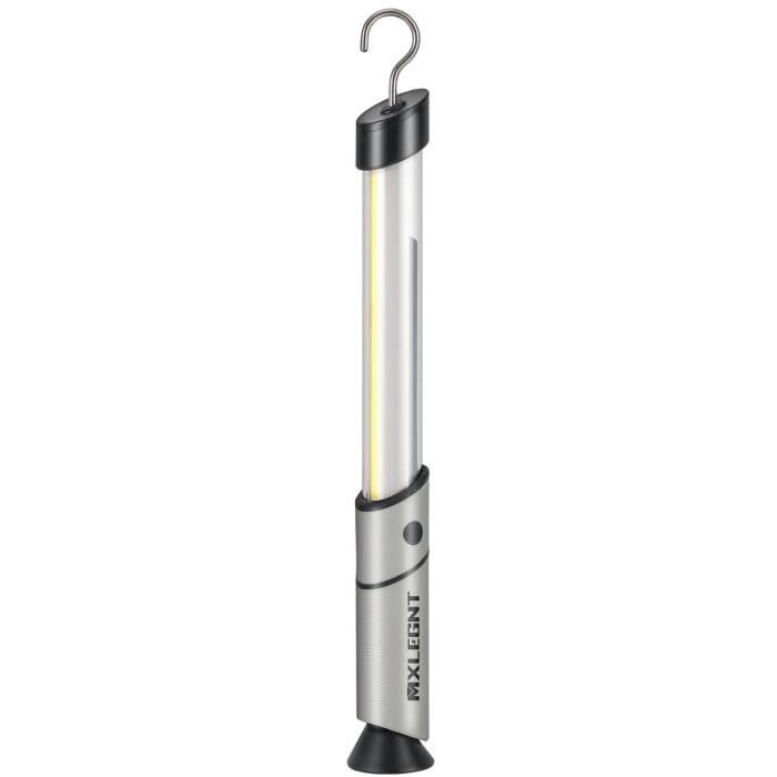 mxlegnt lampe de travail cob baladeuse: usb rechargeable inspection lampe torche portable avec magnique 4500mah batterie