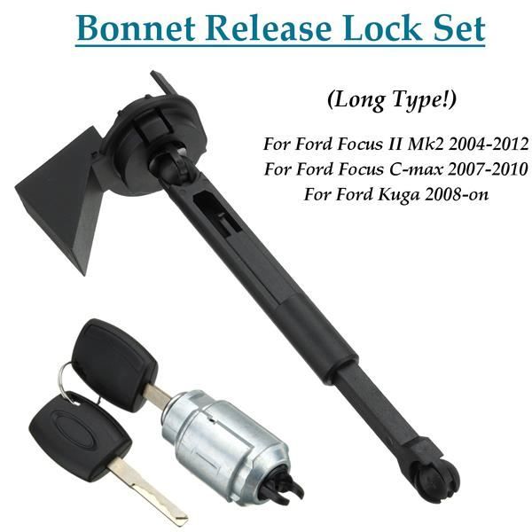 Kit de réparation du capot avec deux Clés Pour Ford Focus C-Max 2004-2012 neuf