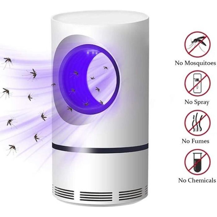 USB LED Lampe anti-moustiques Lampe Piège Moustique UV Tue Mouches d' Insectes 