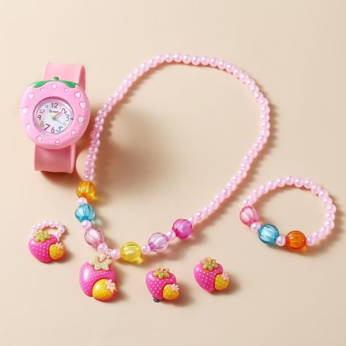 Bagues pour filles, 36 pièces réglables avec boîte cœur princesse. Bijoux enfants pour fêtes d'anniversaire (style aléatoire). - Jeux - Jouets