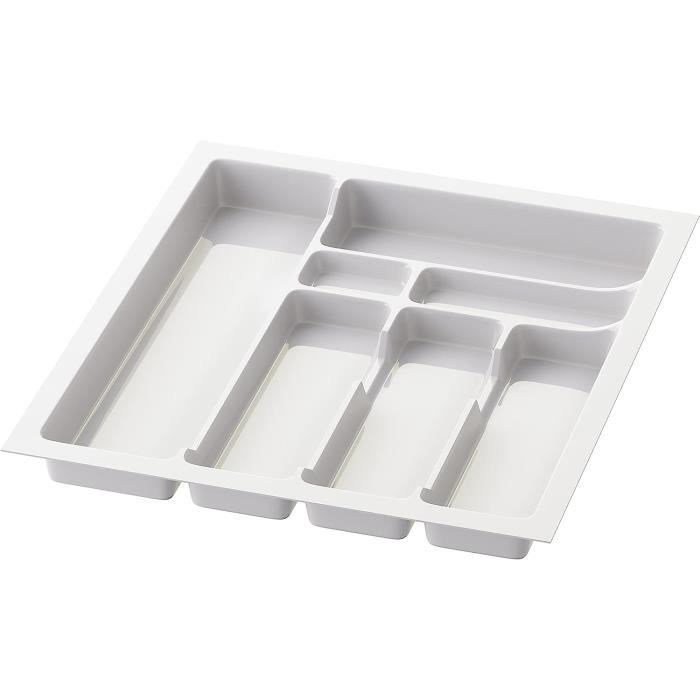 Range-couverts ORGA-BOX 3 Pour Tiroir Nobilia/Noblessa - Anthracite 473x1091mm | Structure Canvas Antidérapante