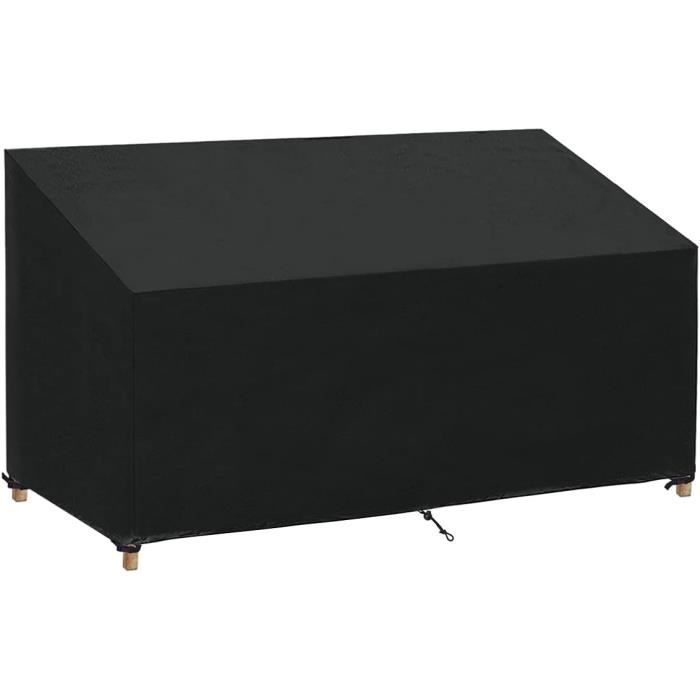 Bache Canape Exterieur Impermeable Housse De Banc De Jardin Livivo 3 Places - Imperméable, UV, 162x66x89cm | Protection Extérieur Housse Banc Jardin Livivo
