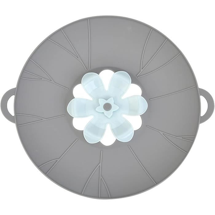 Joie Couvercle Universel En Silicone Pour Casseroles Couvercle Poêles Verre Trempé Résistance à La Chaleur Prévention Multifonctionnelle Des Débordements