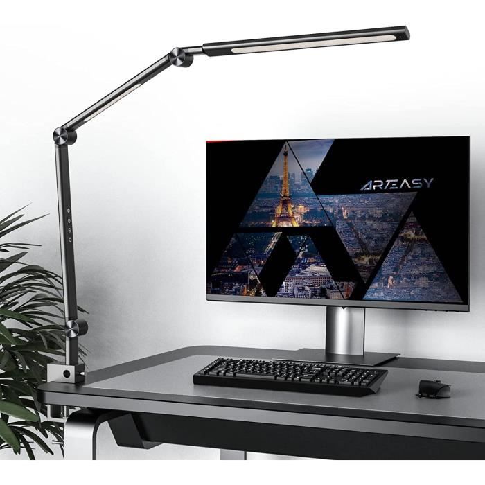 Lampes de bureau LED à double tête, lumière de moniteur d