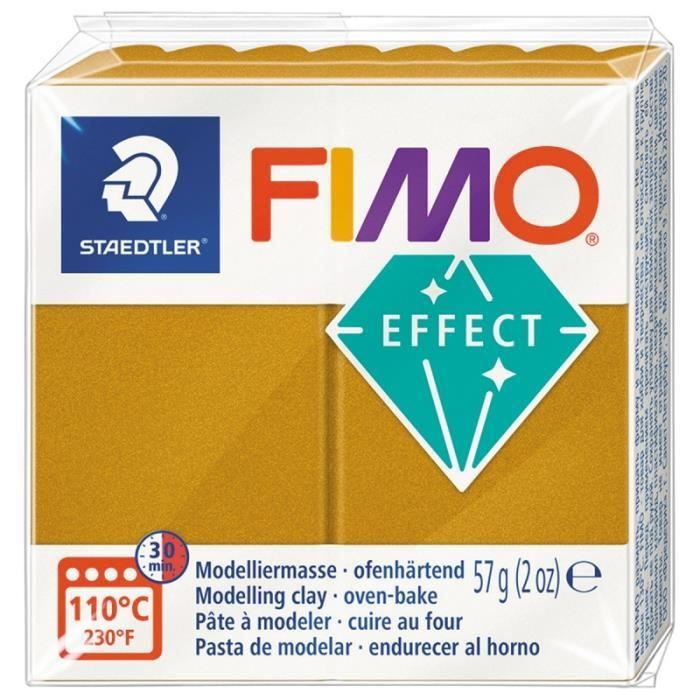 Pâte Fimo - STAEDTLER - Effect Metal Doré 11 - Effet métallique - 57 g