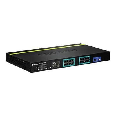 TRENDNET Commutateur Ethernet GREENnet TPE-1620WS 16 Ports Gérable - 2 Couches supportées - Paire torsadée - PoE Ports - 1U Haut