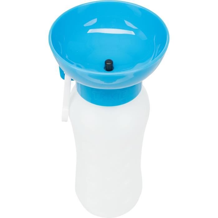 TRIXIE Gourde avec écuelle en plastique - 0 55 l - Pour chien TRIXIE Gourde avec écuelle en plastique - 0 55 l - Pour chien