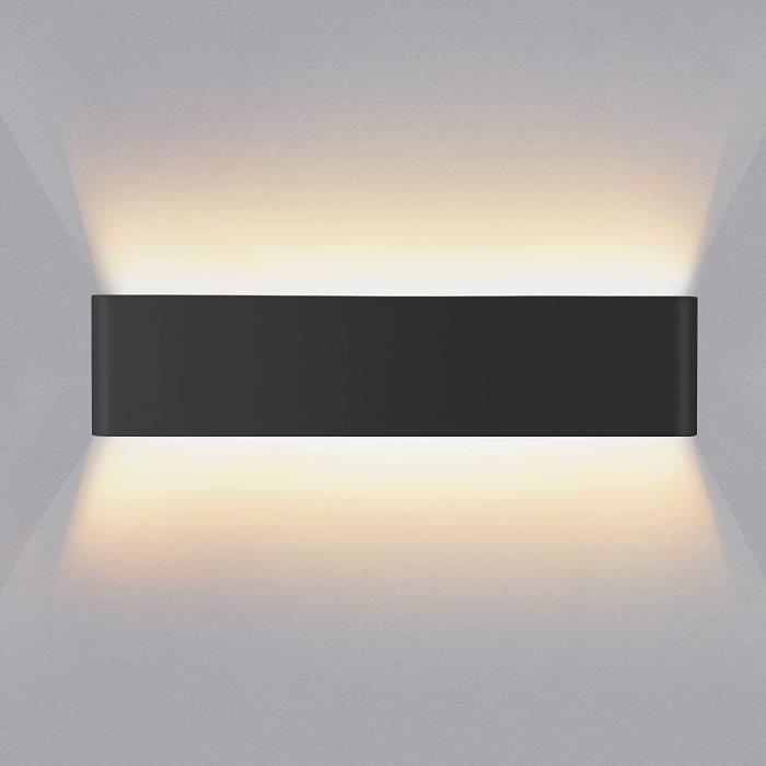 Applique Murale LED Intérieur, 16W Simple Square Lampe Murale LED