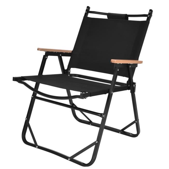 VGEBY Chaise Pliante 2-en-1 : Tabouret + Sac à Dos – Acier + Oxford, Capacité 90 Kg, Camouflage, Pour Pêche, Camping, Voyage