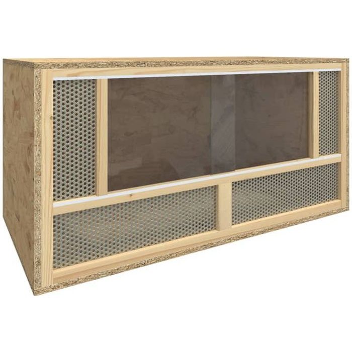 vidaXL Terrarium Bois d'ingénierie 80x40x40 cm
