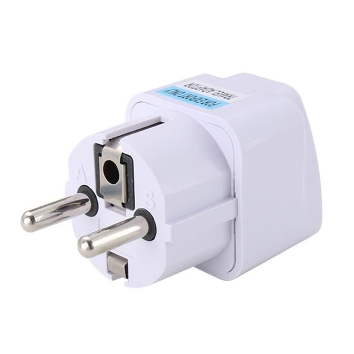 1 PC Adaptateur Prise Européenne Type E / F Universal Worldwide Travel Converter pour Allemagne