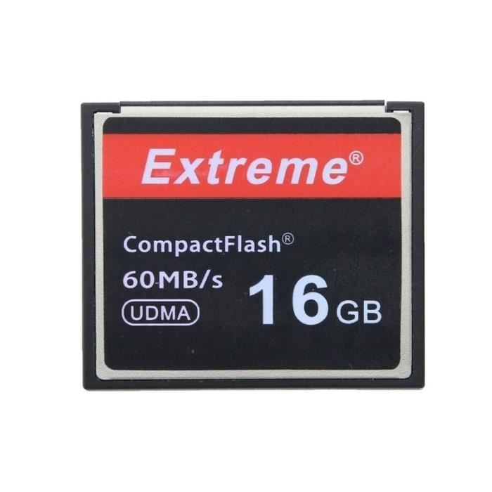Carte Compact Flash CF Go Extreme 400X Vitesse de lecture jusqu'à 60 Mo