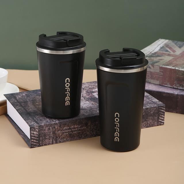 Mug Voyage Acier Inox Tasse à Café De Voyage Isotherme En Acier Inoxydable Chat Mignon - 355ml Chaud/Froid