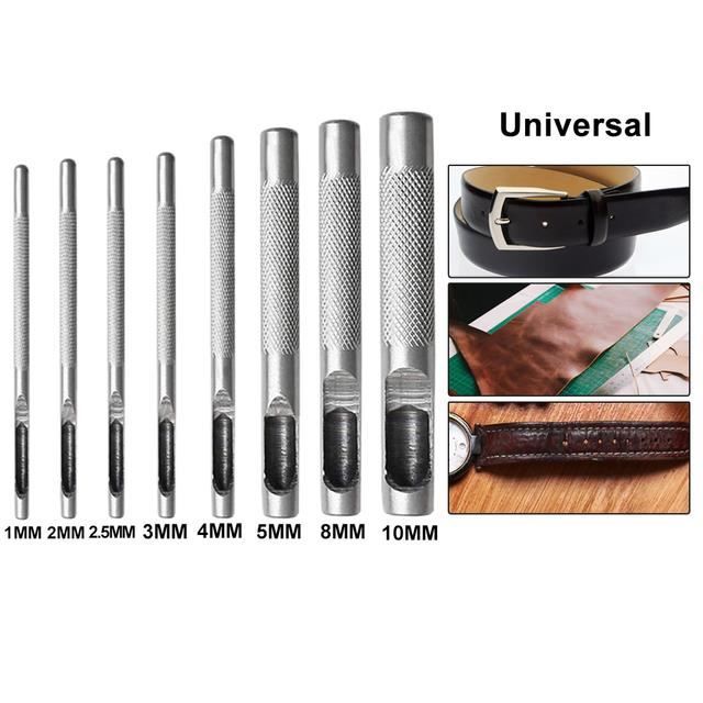 Poinçon Creux 30 Mm QUARKZMAN – Outil Pro En Acier Au Carbone Pour Cuir, Ceintures & Artisanat