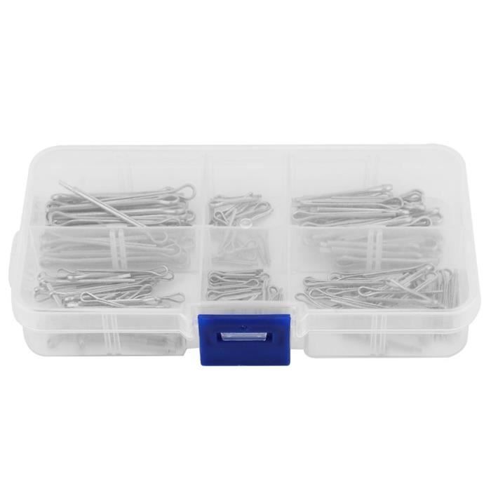 Kit De 175 Pièces : 5 Types De Goupilles Fendues En Alliage De Zinc - Neuf En Boîte