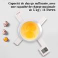 Balance de Cuisine 5kg/1g Electronique Haute Précision Domestique Aliment Grand Écran LCD pour Câteau/Biscuit Conception pliante-1