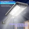 120LED lampadaire lampe solaire lampe solaire avec détecteur de mouvement télécommande-1