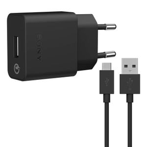 Chargeur secteur Sony Ericsson EP800 connectique micro USB - Téléphonie