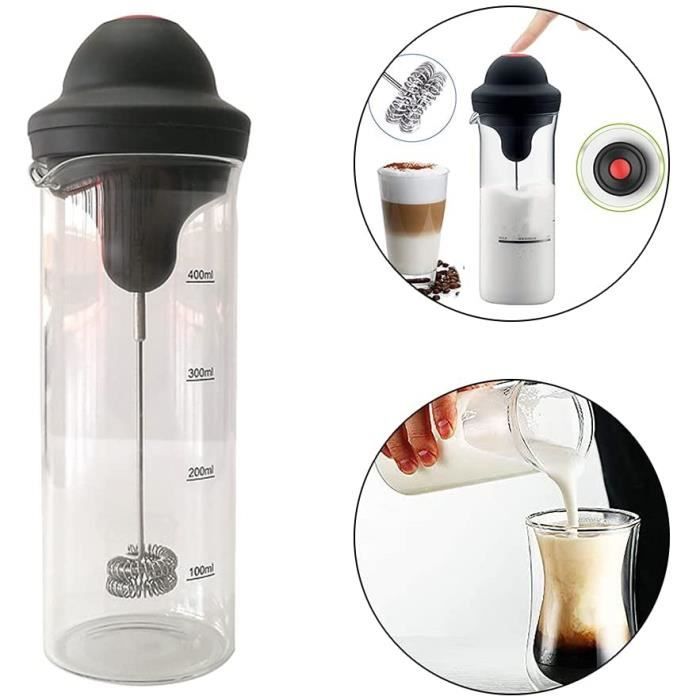 FLAMEER Buse À Café électrique Tasse Cruche Lait Mousseur Mixer ...