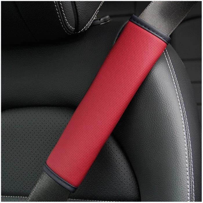 Bourguignon - Housse de ceinture de siège de voiture en cuir PU, tapis de  sécurité respirant, Protection des - Cdiscount Auto