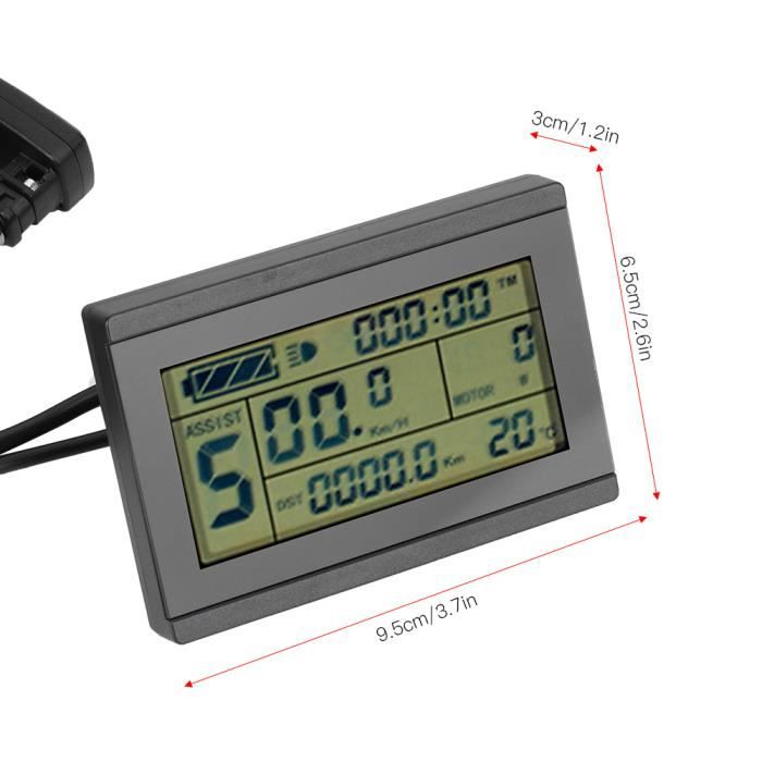 Support D'écran LCD Pour Vélo électrique - Compatible KT-LCD3, LCD3U, LCD8HU, LCD8H - Fixation Sécurisée - 4