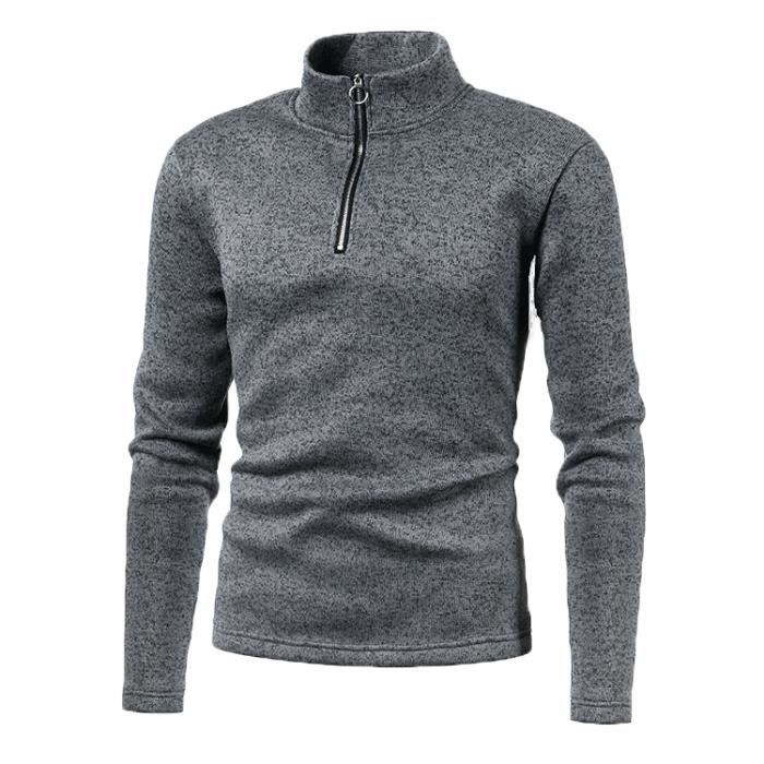 Sweat-Shirt pour Homme Pull léger à Manches Longues Sweat-Shirt de