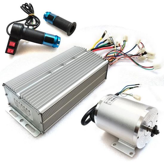 Kit Moteur Électrique 72V 3000W Pour Vélo Ou Go-Kart - Moteur Sans Balais + Contrôleur - Neuf