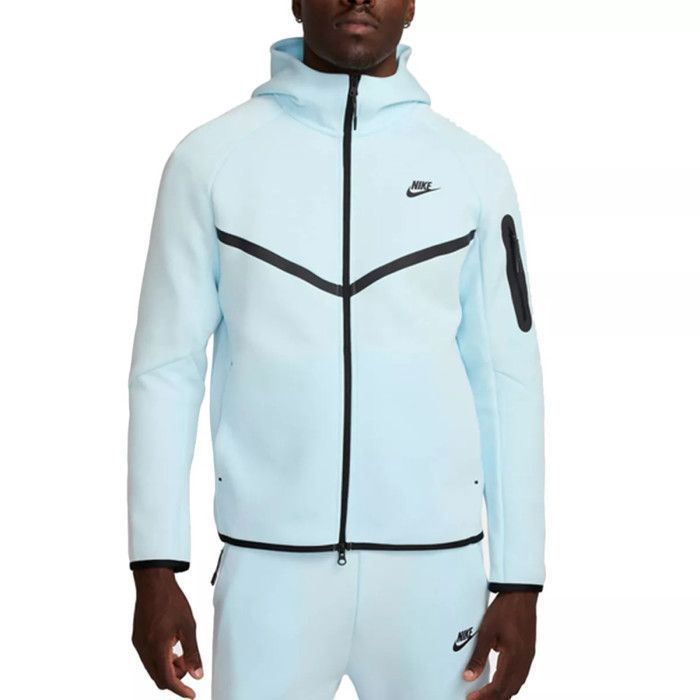 Veste de survêtement Nike TECH FLEECE FULL ZIP HOODIES Bleu ciel