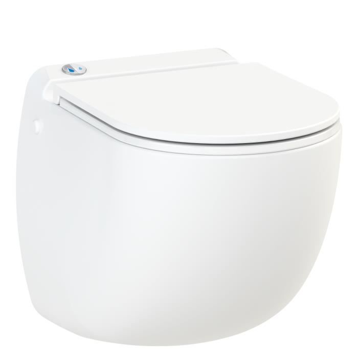 WC suspendu broyeur intégré Aquacompact Wall - Fabrication Française - Cdiscount  Bricolage