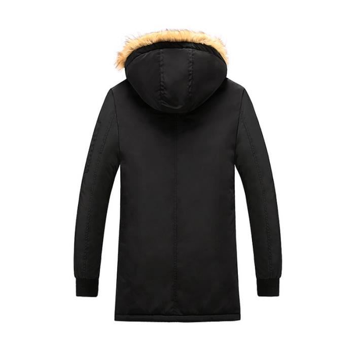 Manteau capuche homme hiver discount