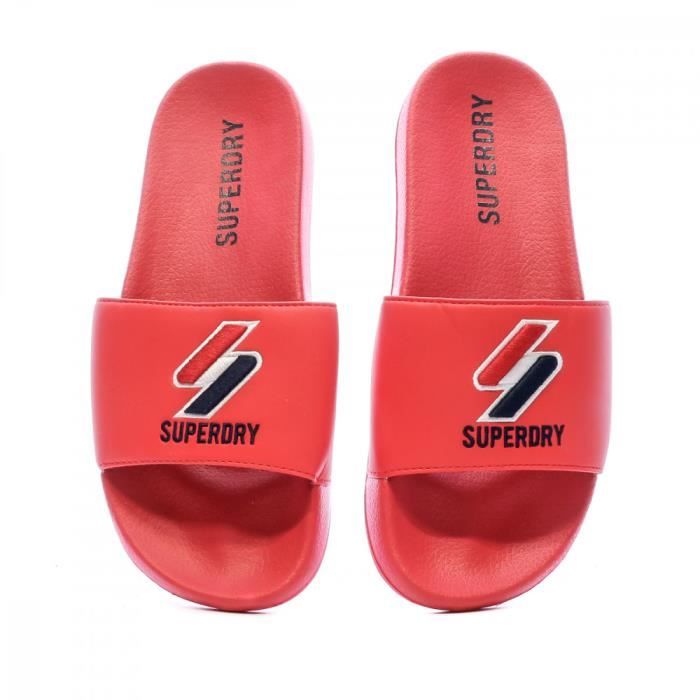 Claquette hot sale superdry rouge