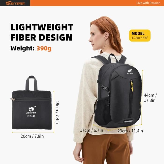 SKYSPER 15 L Sac à dos de randonnée Petit voyage France