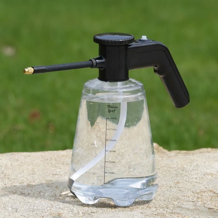 Pistolet d'arrosage pour jardin - Suan - 9 jets - Avec réservoir savon -  Contenance 100 ml