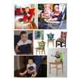 Chaise haute/siège d'appoint pour bébés HIGHDAS - Bleu - Siège de table - 6 mois et plus-3