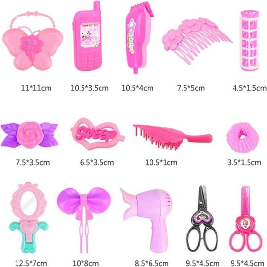 Kit Coiffeur Pour Enfants – Jouet Salon Avec Peigne, Ciseaux Et Accessoires (dès 3 Ans)