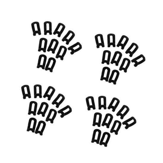 Crochets de suspension Organisation de vêtements Clips de fixation antidérapants Mini cintre floqué pour vêtements Gain de place